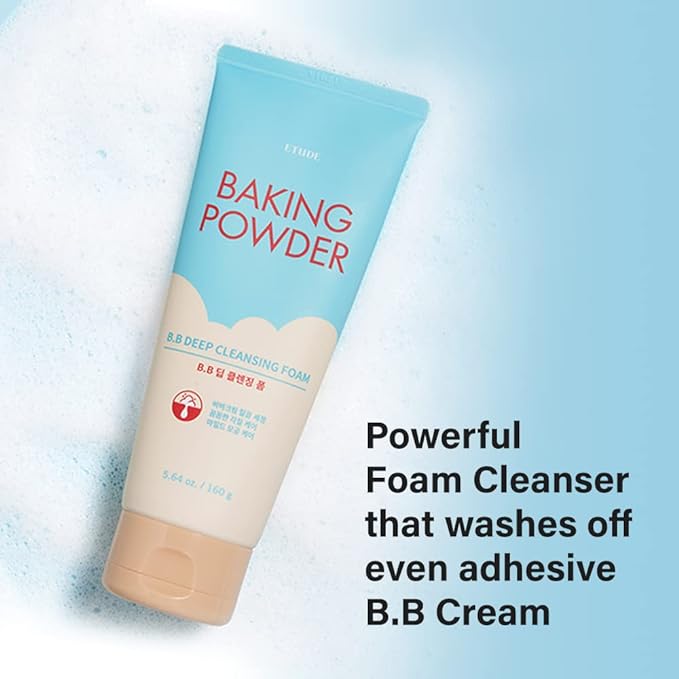 ETUDE - BAKING POWDER BB DEEP CLEANSING FOAM - NETTOYANT ET DÉMAQUILLANT