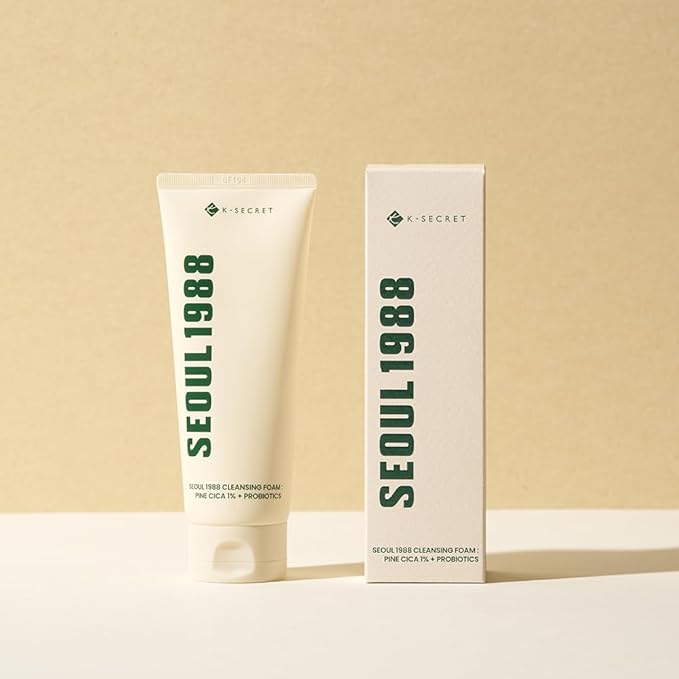 K-SECRET SEOUL 1988 CLEANSING FOAM : PINE CICA 1% + PROBIOTICS 150ML