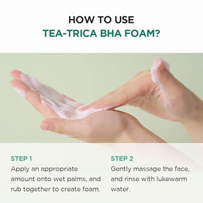 MADAGASCAR CENTELLA TEA TRICA BHA FOAM 125ML