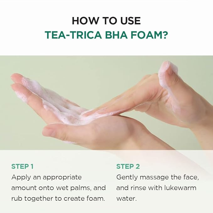 MADAGASCAR CENTELLA TEA TRICA BHA FOAM 125ML