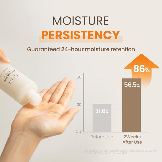 TIRTIR MILK SKIN TONER, MOISTURISING, SOOTHING, 150ML