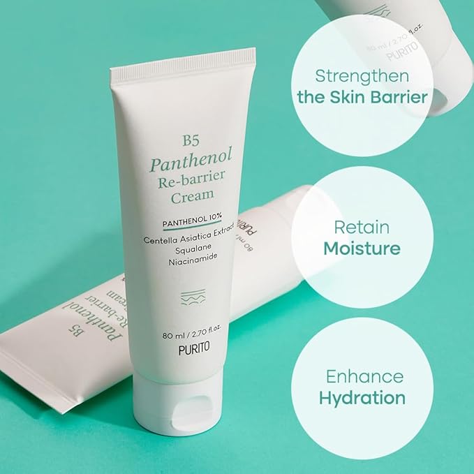 PURITO SEOUL B5 PANTHENOL RE-BARRIERE-CREME, 80 ML