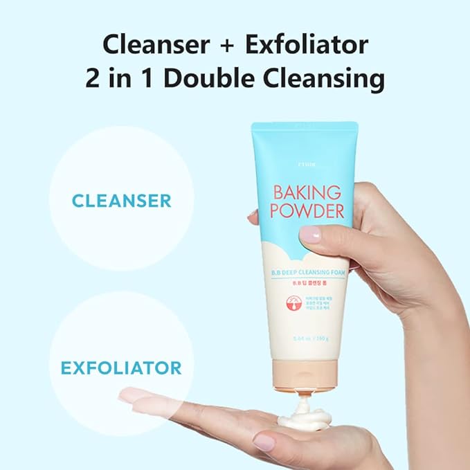ETUDE - BAKING POWDER BB DEEP CLEANSING FOAM - NETTOYANT ET DÉMAQUILLANT
