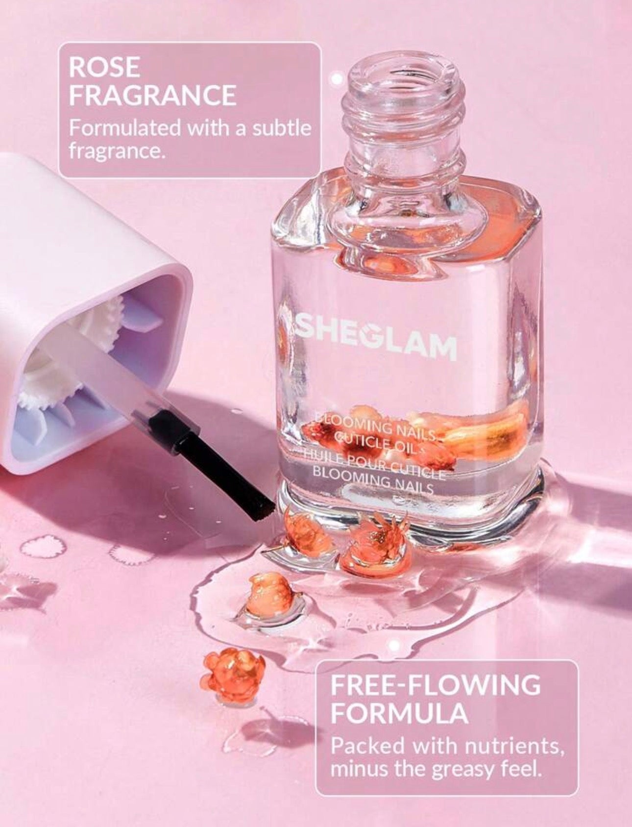SHEGLAM HUILE POUR CUTICULES ET ONGLES SECS