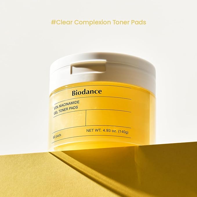 BIODANCE VITA NIACINAMIDE GEL TONER PAD 60 SHEETS