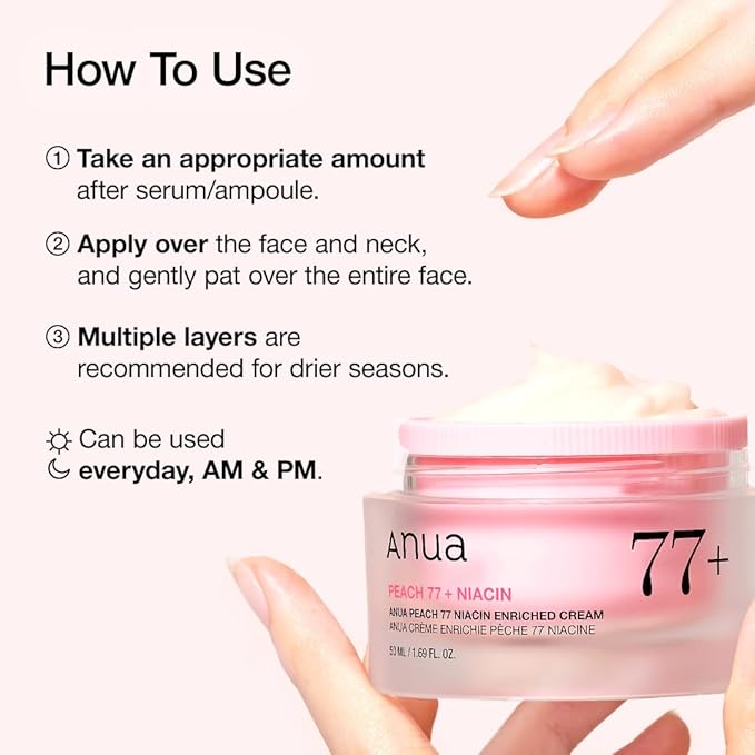 ANUA CRÈME HYDRATANTE 77 NIACIN ENRICHED CREAM 50ML