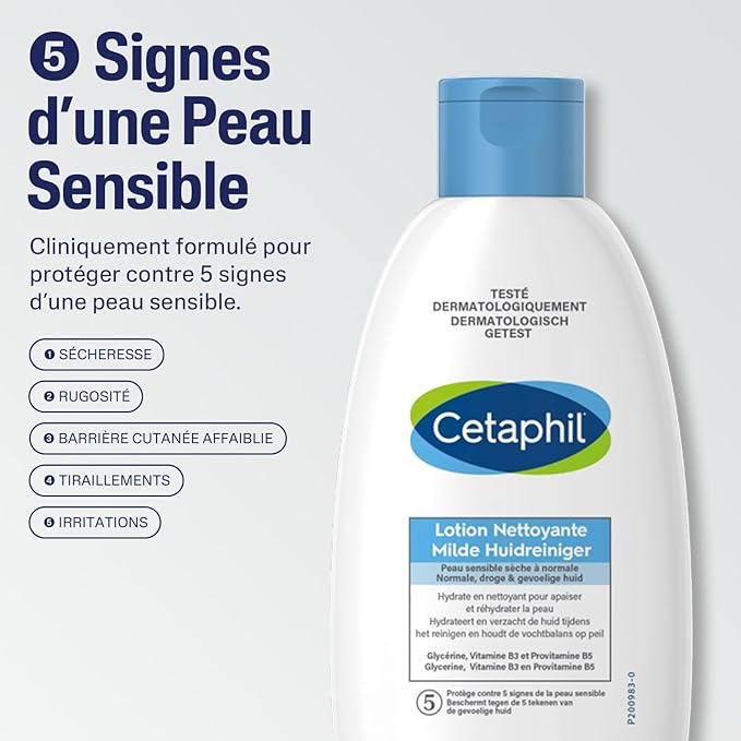 CETAPHIL LOTION NETTOYANTE VISAGE ET CORPS 200ML