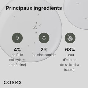 COSRX BHA LIQUIDE PUISSANT POUR POINTS NOIRS, 100 ML