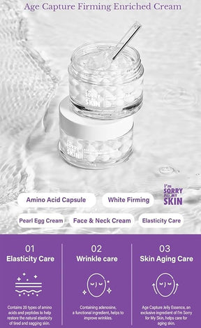 I'M SORRY FOR MY SKIN AGE CAPTURE FIRMING ENRICHED CREAM 50G ( ANTI AGE )