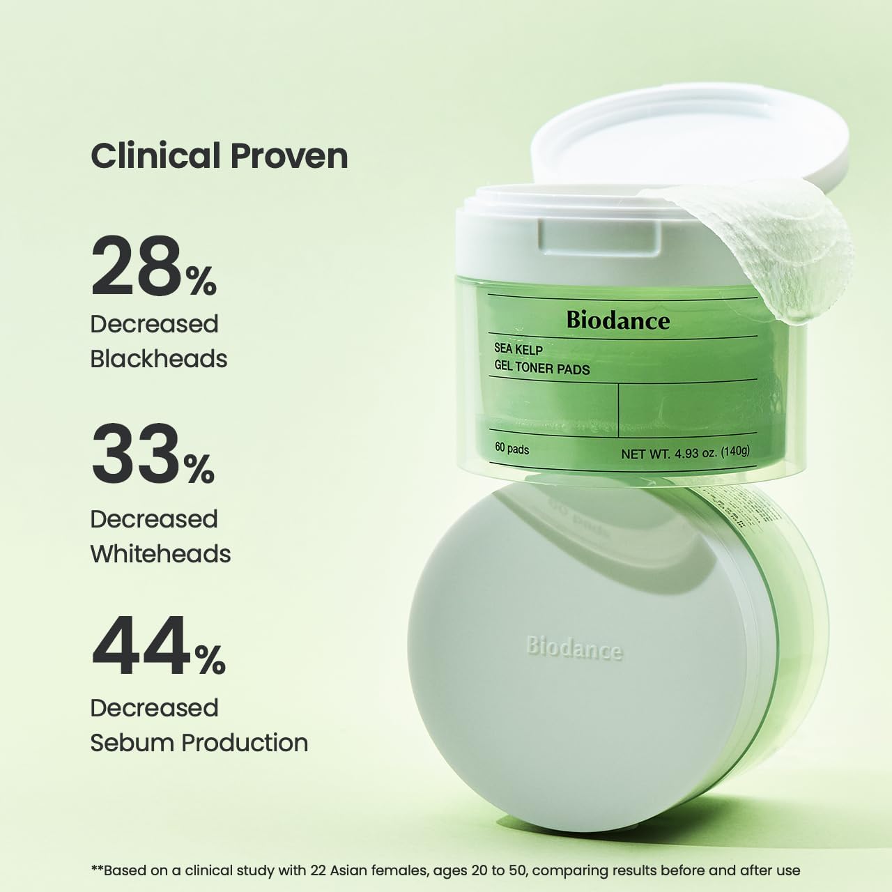 BIODANCE SEA KELP GEL TONER PAD 60 SHEETS