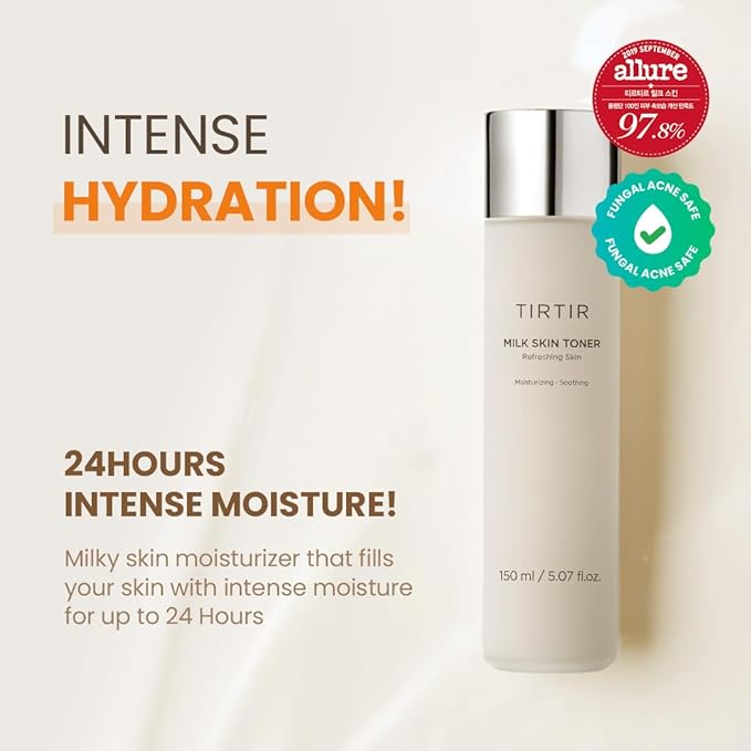 TIRTIR MILK SKIN TONER, MOISTURISING, SOOTHING, 150ML