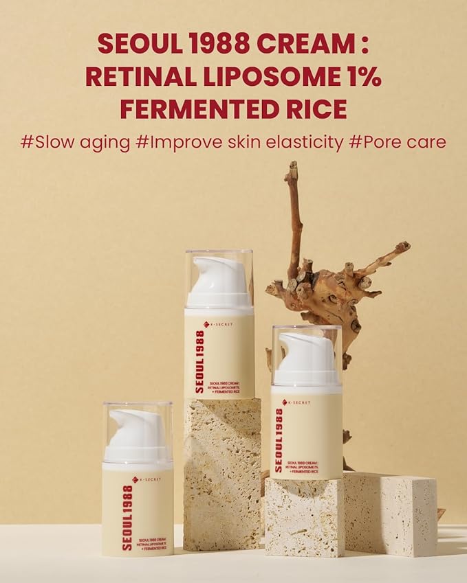 K-SECRET SEOUL 1988 CREAM RETINAL LIPOSOME 1% + FERMENTED RICE, 50ML