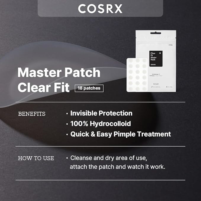 COSRX CLEAR FIT MASTER PATCH 18 PATCHES