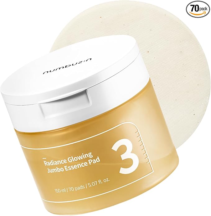 NUMBUZIN NO.3 RADIANCE GLOWING JUMBO ESSENCE PAD 150ML (70EA)