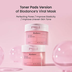 BIODANCE COLLAGEN GEL TONER PADS 60 PADS