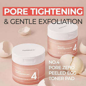 NUMBUZIN NO.4 PORE ZERO PEELED EGG TONER 70 PADS