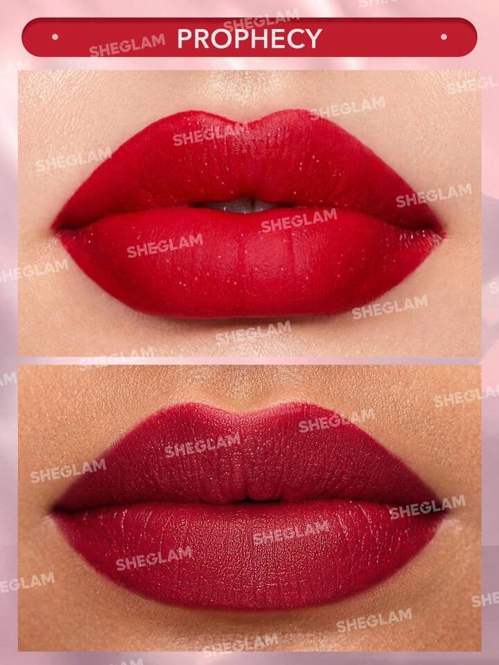 SHEGLAM ROUGE À LÈVRES STARLIGHT VELVET SHIMMER MATTE COULEUR PROPHECY