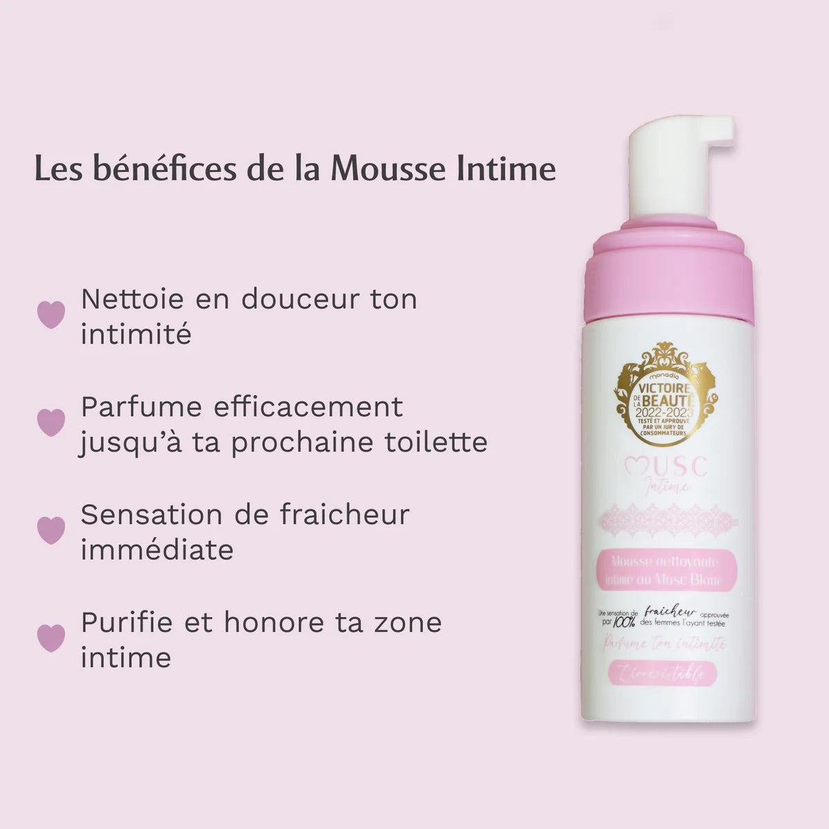 MUSC INTIME - MOUSSE INTIME MUSC BLANC ( MUSC TAHARA )