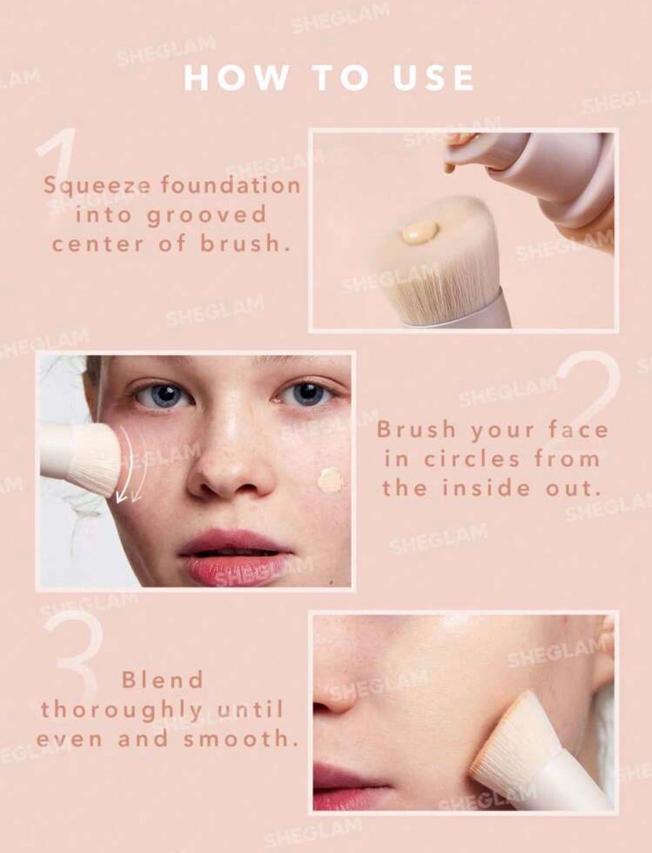 SHEGLAM PINCEAU POUR FOND DE TEINT SKINFINITE