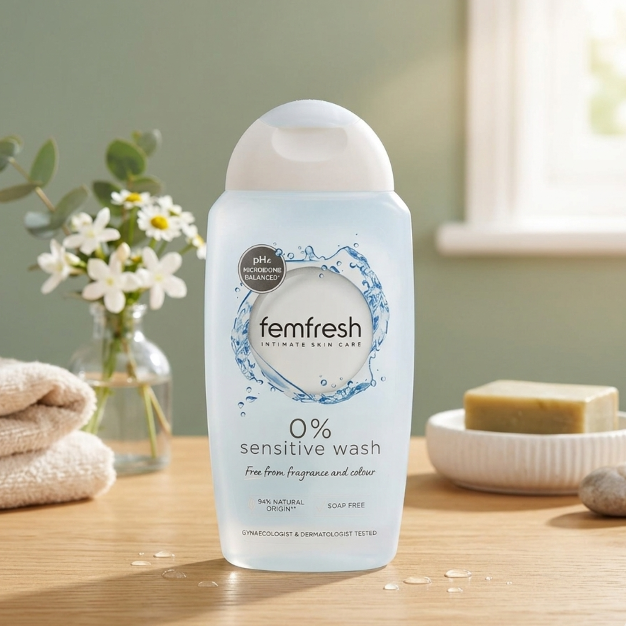 FEMFRESH 0% SENSITIVE WASH 250ML