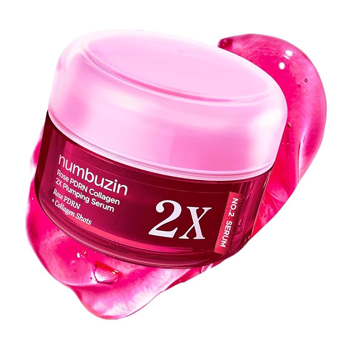 NUMBUZIN NO.2 ROSE PDRN COLLAGEN 2X PLUMPING + COLLAGEN SHOTS SERUM 30ML