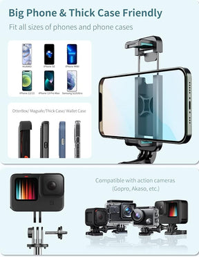 HUAWEI 2 EN 1 PERCHE SELFIE TRÉPIED AF15 POUR TÉLÉPHONE 360° ROTABLE,TÉLÉCOMMANDE BLUTOOTH