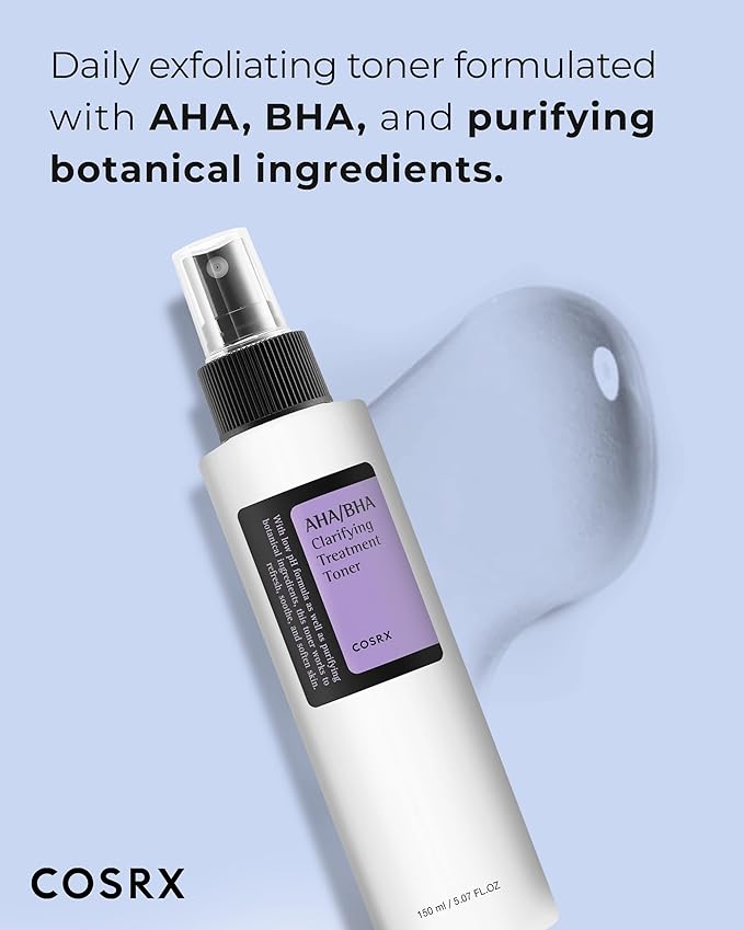 COSRX AHA/BHA CLARIFYING TREATMENT TONER ( ANTI BOUTONS ET POINTS NOIRS) 150ML