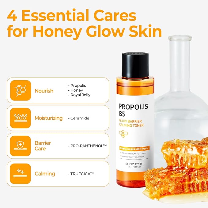 SOME BY MI TONER À EFFET ÉCLAIRCISSANT PROPOLIS B5 BARRIÈRE LUMINEUSE 150ML