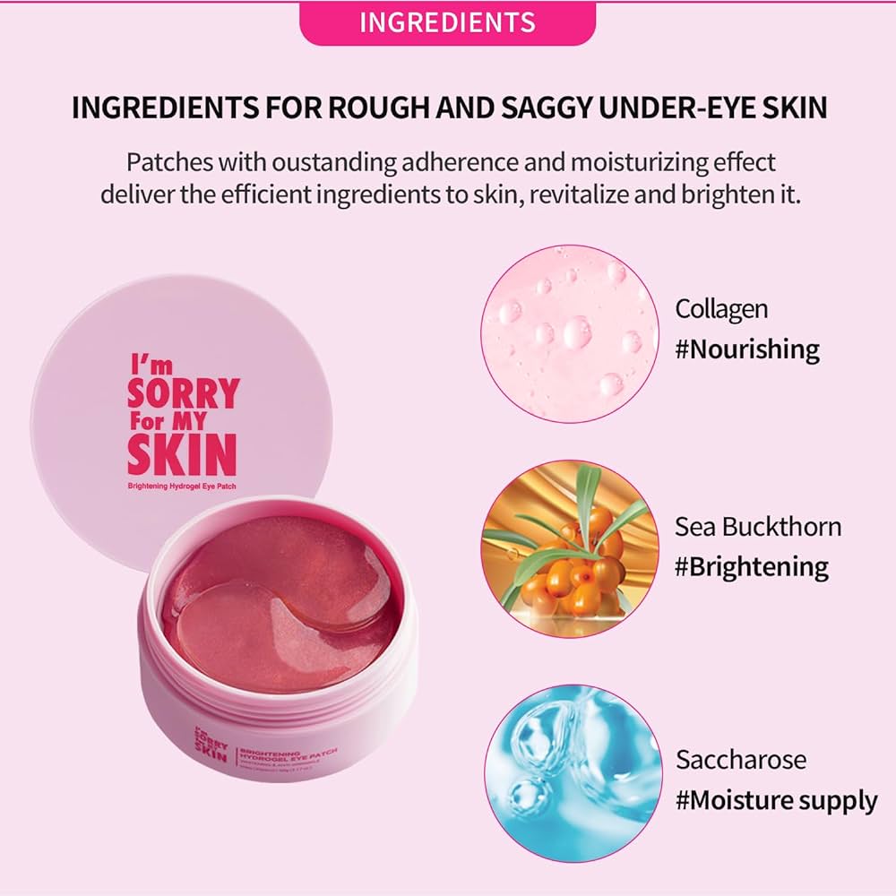 I'M SORRY FOR MY SKIN HYDROGEL EYE PATCH 60 COUSSINETS