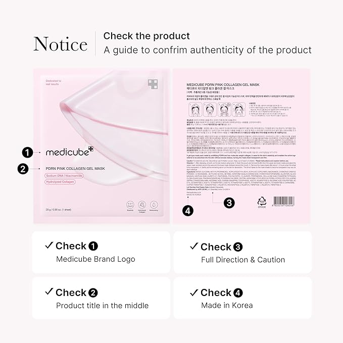 MEDICUBE PDRN PINK COLLAGEN GEL MASK 28G