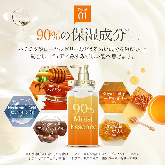 & HONEY MELTY MOIST SHAMPOO STEP 1.0 440ML