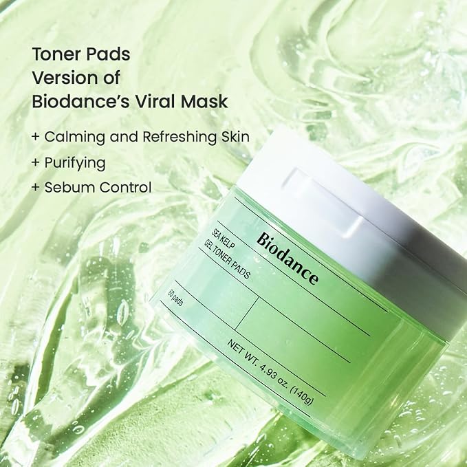 BIODANCE SEA KELP GEL TONER PAD 60 SHEETS