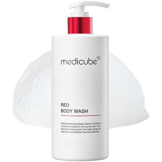 MEDICUBE RED ACNE BODY WASH AHA BHA PHA NIACINAMIDE 400G