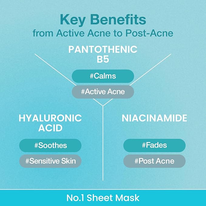 NUMBUZIN PANTOTHENIC B5 HYALURONIC ACTIVE CLEAR SHEET MASK