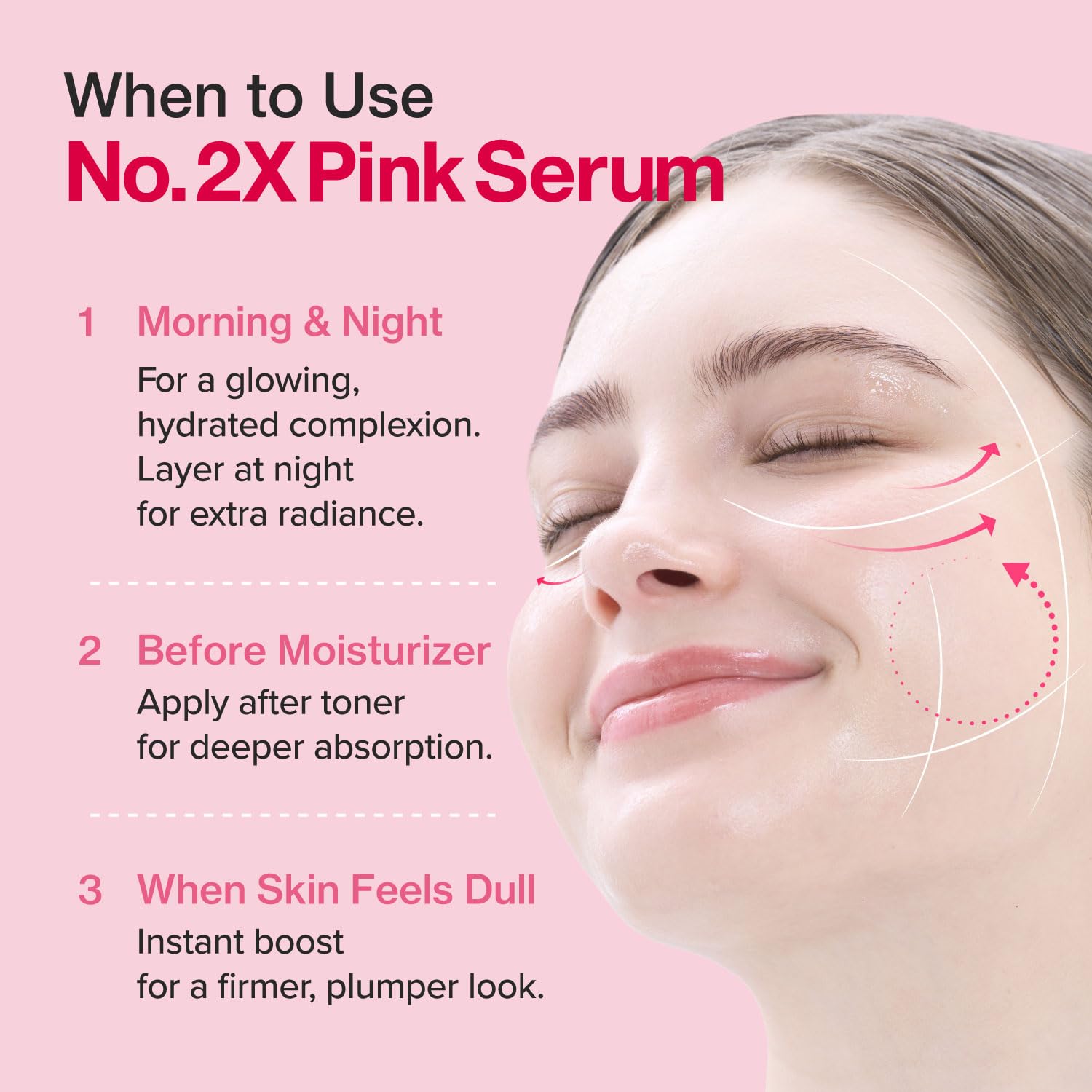 NUMBUZIN NO.2 ROSE PDRN COLLAGEN 2X PLUMPING + COLLAGEN SHOTS SERUM 30ML