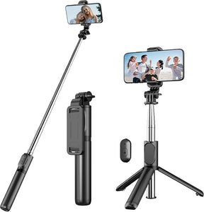 HUAWEI 2 EN 1 PERCHE SELFIE TRÉPIED AF15 POUR TÉLÉPHONE 360° ROTABLE,TÉLÉCOMMANDE BLUTOOTH