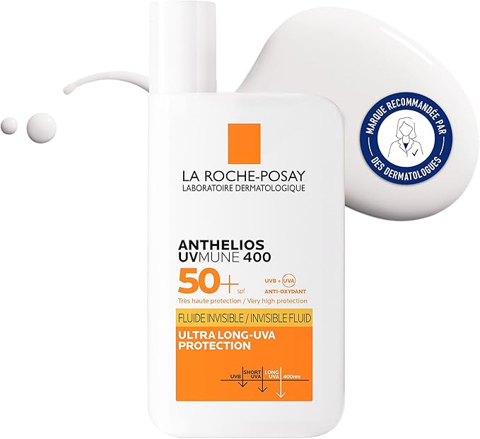 ECRAN SOLAIR ANTHELIOS LA ROCHE POSAY FLUIDE INVISIBLE 50ML