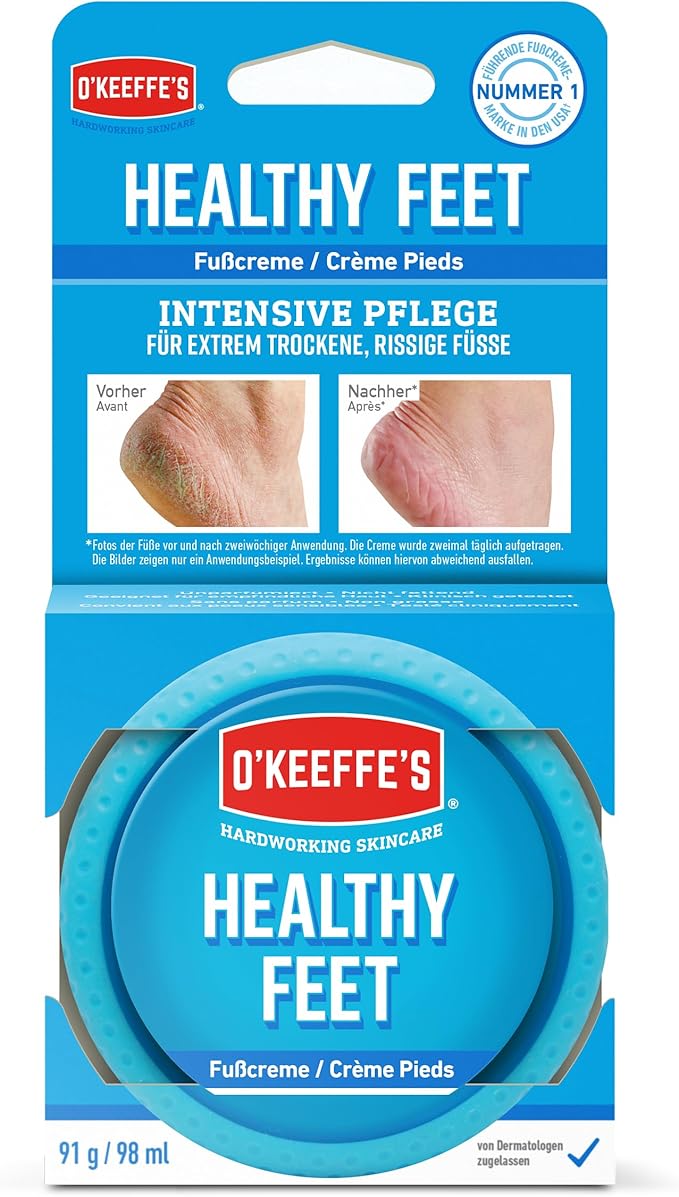 O'KEEFFE'S HEALTHY FEET CRÈME POUR LES PIEDS 91 G