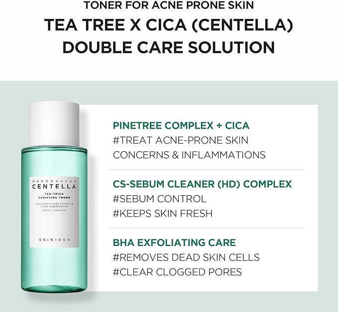 MADAGASCAR CENTELLA TEA TRICA PURIFYING TONER 210ML