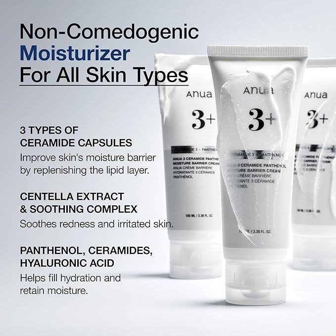 ANUA CERAMIDE 3+ PANTHENOL MOISTURE BARRIER CREAM 100ML