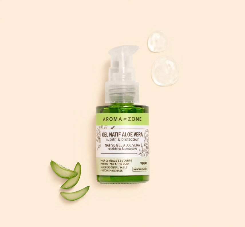 AROMA ZONE GEL NATIF D’ALOE VERA BIO 30 ML