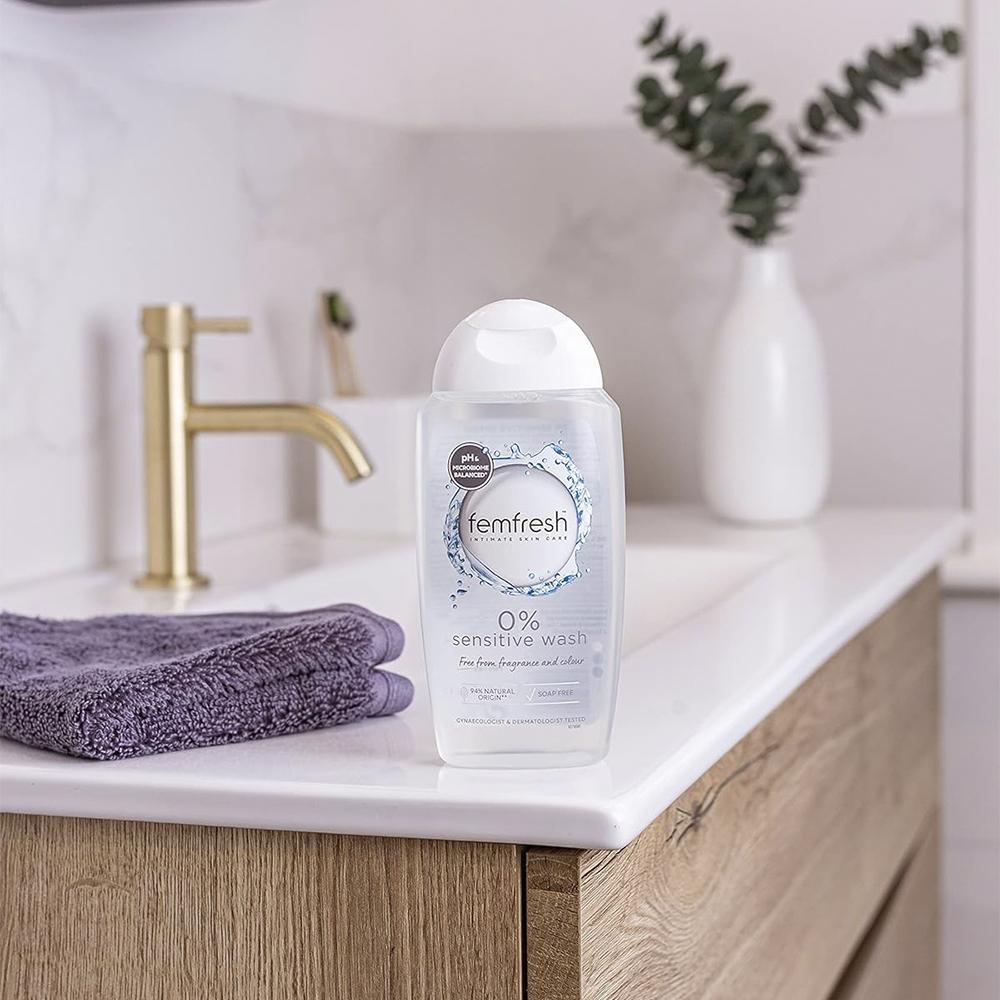 FEMFRESH 0% SENSITIVE WASH 250ML