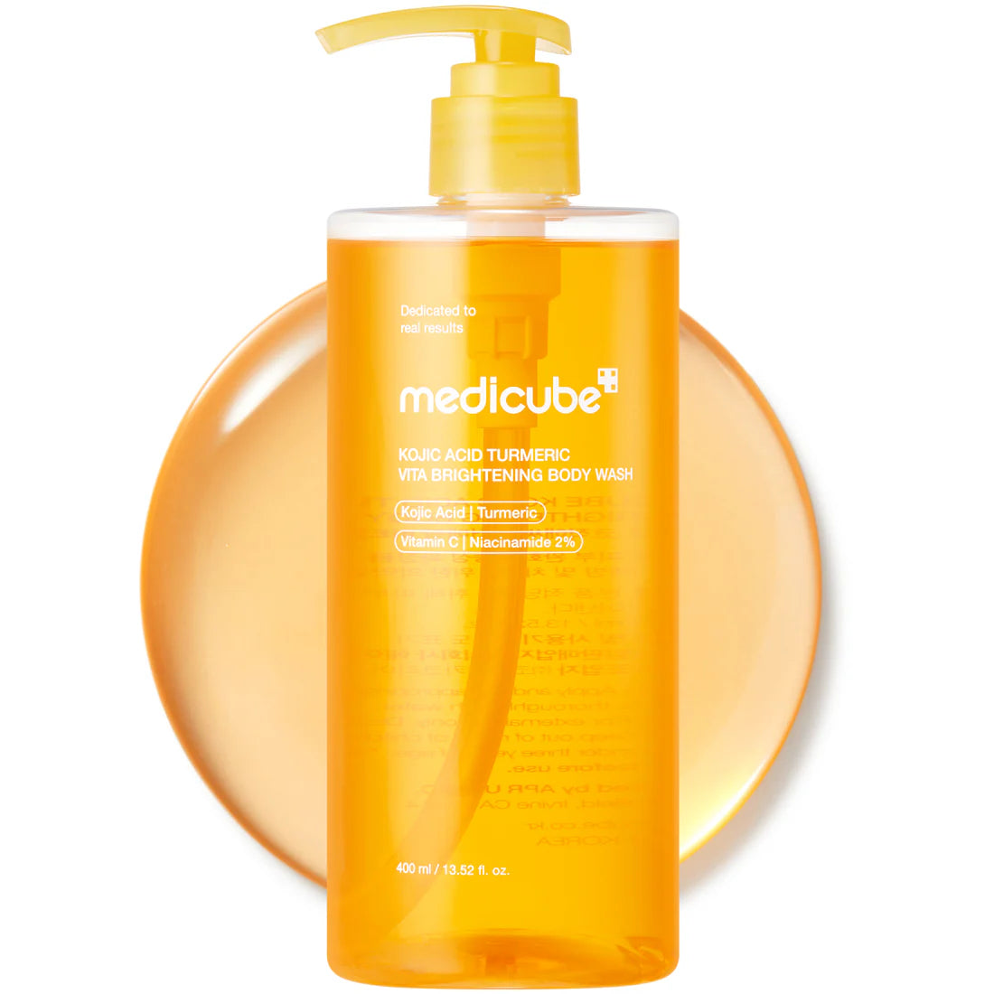 MEDICUBE KOJIC ACID TURMERIC BRIGHTENING BODY WASH 400ML