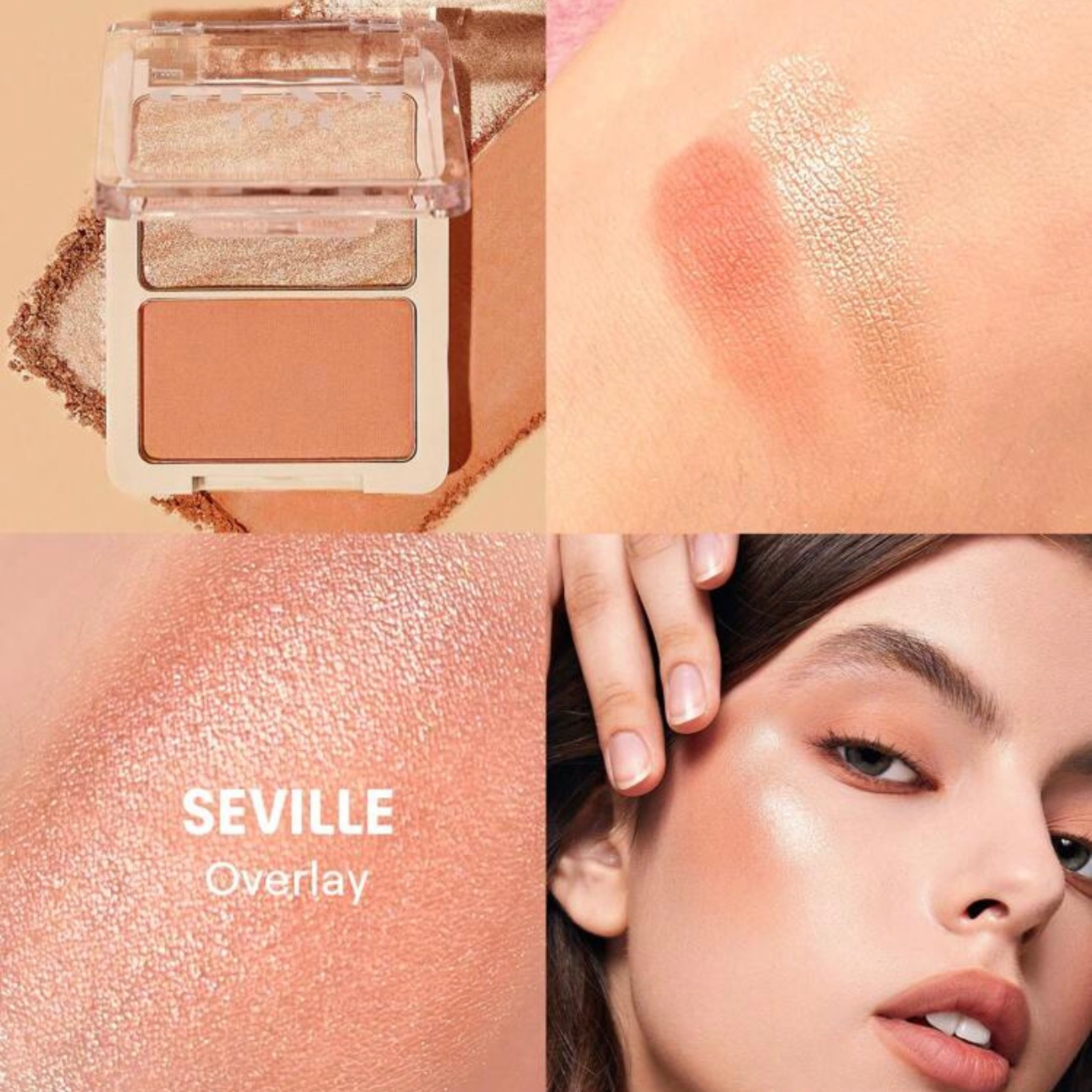 SHEGLAM DUO HIGHLIGHT ET BLUSH COULEUR SEVILLE