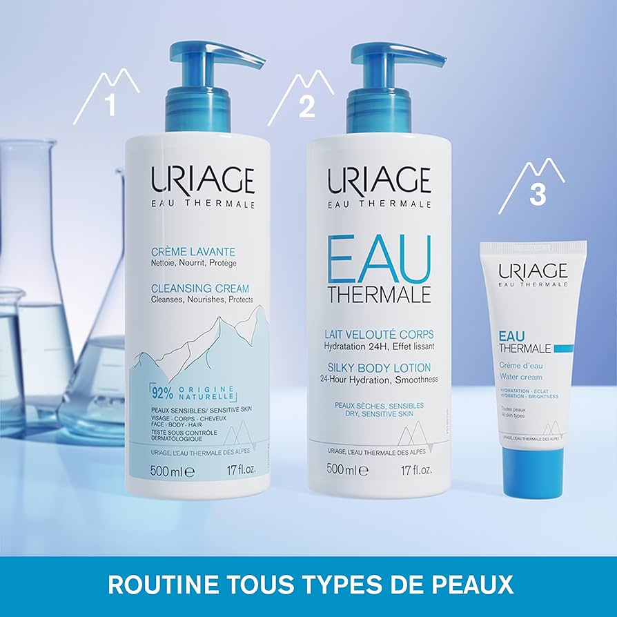 URIAGE EAU THERMALE CRÈME LAVANTE POUR LES PEAUX SENSIBLES 200ML