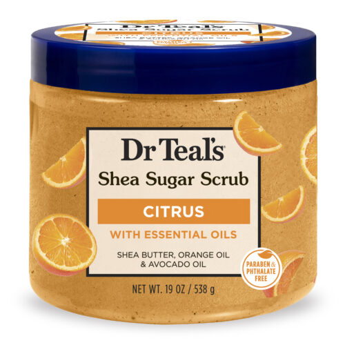 DR TEAL'S SHEA SUGAR SCRUB VITAMIN C 538G