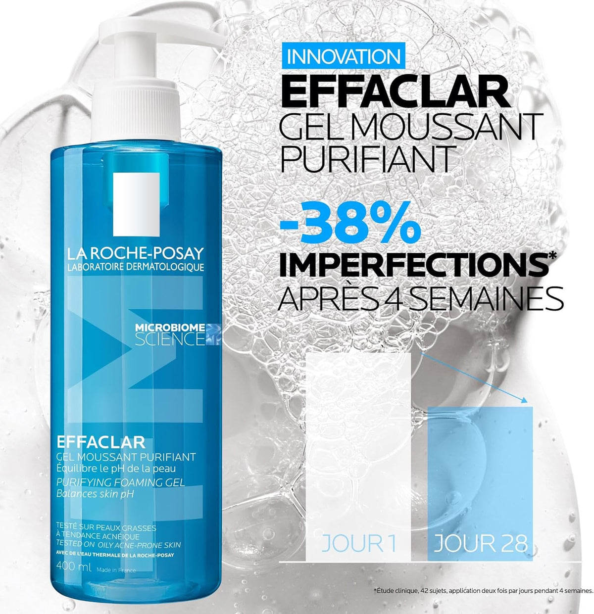LA ROCHE POSAY GEL NETTOYANT EFFACLARE 400 ML