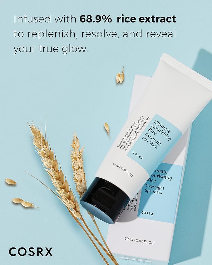 COSRX ULTIMATE NOURISHING RICE OVERNIGHT SPA MASQUE ( ECLAIRCISSANT ) 60ML