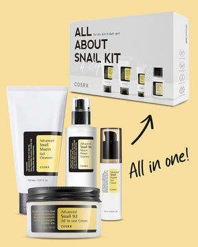 COSRX - ALL ABOUT SNAIL KIT - DISCOVERY SET 4 STEPS