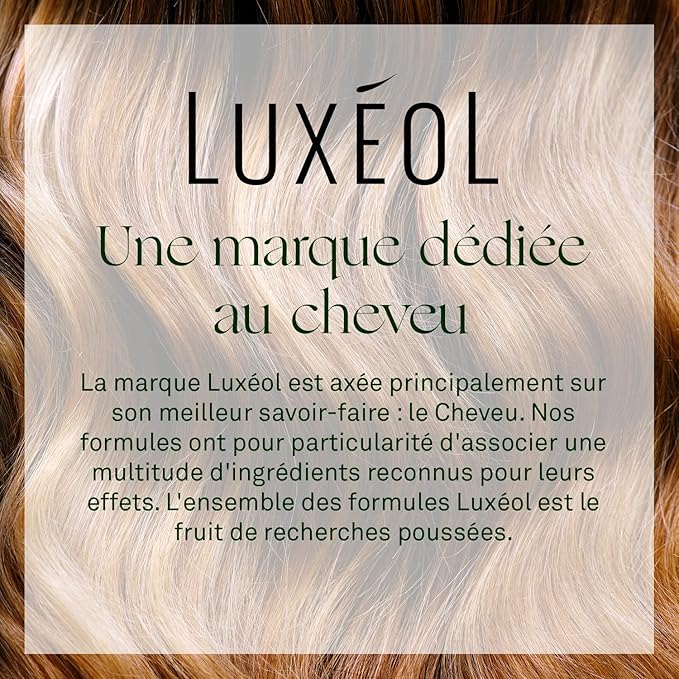 LUXÉOL - SHAMPOOING ANTICHUTE - VOLUME & BRILLANCE -SOIN CHEVEUX ENRICHI EN EXTRAIT DE KÉRATINE 200ML